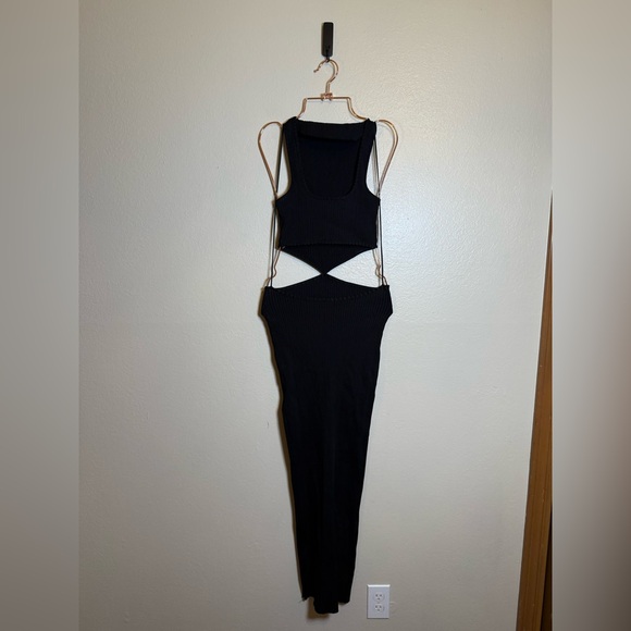 Bec & Bridge Reba Midi Dress in Black - Picture 2 of 7